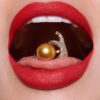 Pierścionek Queen with a Golden Pearl